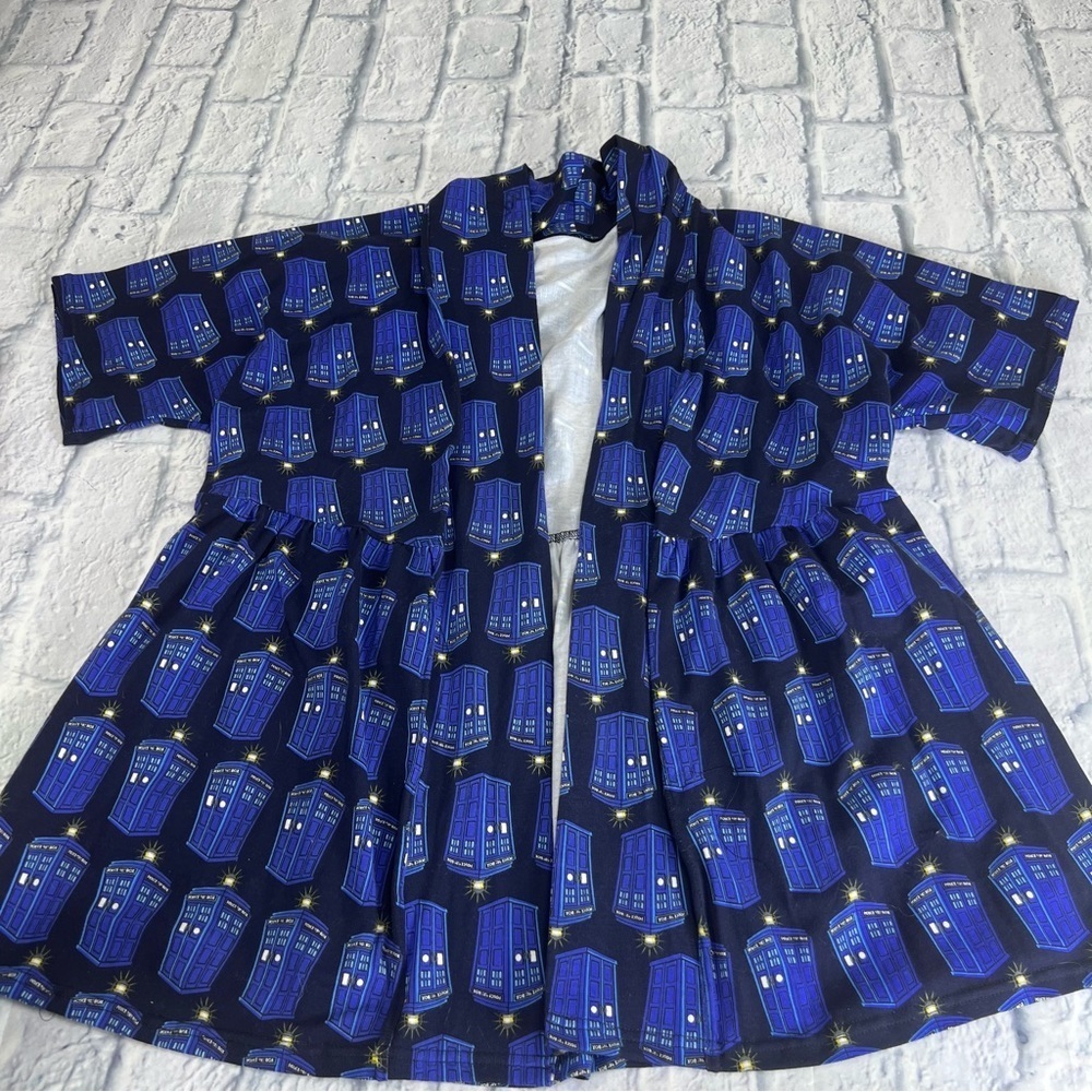 Doctor Who jacket/cover-up size large
